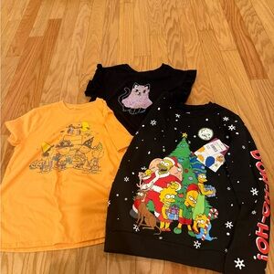 Abercrombie & Fitch Kids Shirts - Black, Orange